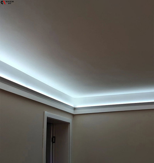 LED Strip Channels for Architectural Lighting Design  Used for Recessed Linear Lighting, Lighting Between Tiles