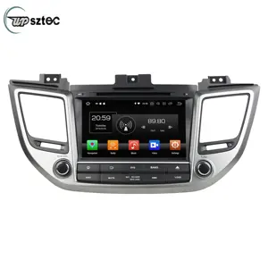 Reproductor de sistema multimedia para coche Android 10,0 de 8 "para Hyundai Tucson IX35 2015, radio para coche, navegación GPS 4 + 64GB