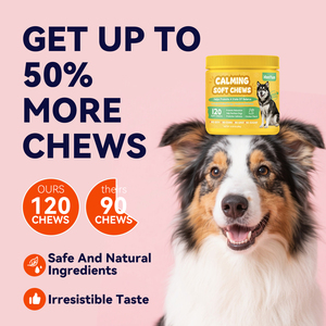 All'ingrosso naturale animale domestico calmante morbido mastica integratore supporto cane ansia Stress e ansia da separazione con melatonina - Product Image 4