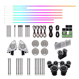 Accesorios de Iluminación para Automóviles Mercedes Benz Clase <span class=keywords><strong>E</strong></span> W213, Luz Ambiental, Luces de Salida de Aire Tipo Turbina, Luces LED de 12V para Puertas - Product Image 1
