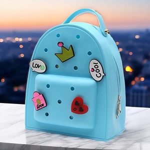 กระเป๋าเป้สะพายหลังกันน้ำ EVA สีสันสดใสพร้อมกรอบเปิดสำหรับเด็กกระเป๋าชายหาดซิลิโคนขนาดเล็กสำหรับเด็กผู้หญิง - Product Image 5