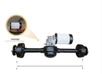 Kit voiture électrique 4 roues 3kw petit auto utv direction avant conduite arrière et différentiel d'essieu arrière pour voiture électrique
