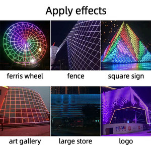 Đèn điểm <span class=keywords><strong>LED</strong></span> Pixel ngoài trời 40 50mm RGB RGBW DC24V cho mặt tiền tòa nhà, điều khiển <span class=keywords><strong>DMX</strong></span> - Product Image 6