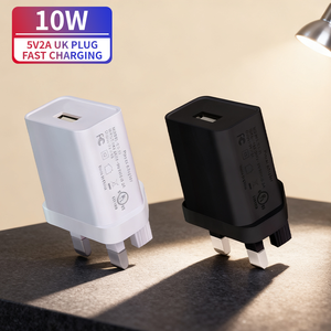 通用快速 5V2A 10W 旅行电源适配器，带美国、欧盟、澳大利亚、英国插头，适用于手机、智能手表和相机 - Product Image 4