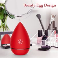 Beauty for Design 7-Gang Nippel-Sauger Klitoris-Stimulator Sexspielzeug für Frauen IPX7 Wasserdicht Roter Vibrator USB Wiederaufladbar Geschenk