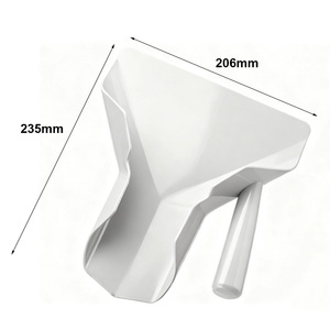 Thương mại cấp grey Phễu nhựa pháp Fry Scoop chip chủ chiên xẻng đồ dùng phục vụ Khoai tây chiên - Product Image 6