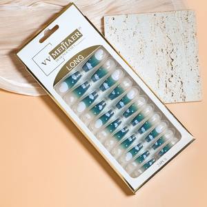 Haute qualité en vrac faux acrylique conception presse sur les ongles longue presse personnalisée sur les ongles pour les femmes ongles artificiels - Product Image 4