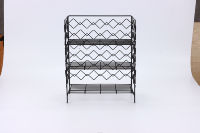 Support métallique pour comptoir de cuisine de style américain Étagère pliable pour épices Panier à collation Garde-manger pliable Support de rangement pour aliments empilable