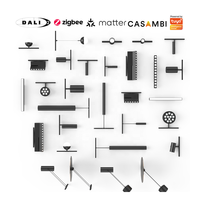 Système d'éclairage sur rail magnétique intelligent HomeKit, spots LED encastrés au plafond, kit de modules, design moderne, CRI 95 élevé, pour hôtel, galerie
