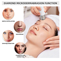 Appareil de microdermabrasion au diamant 3 en 1, jet d'oxygène, peeling, haute fréquence, nettoyage des pores du visage, blanchiment de la peau