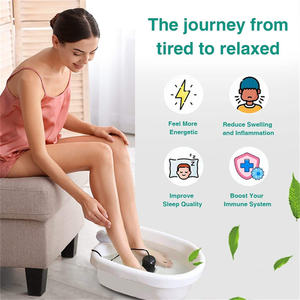 Machine de Désintoxication Électrique pour les Pieds, <span class=keywords><strong>Spa</strong></span> de Bain de Pieds Ionique avec Bassine en Plastique - Product Image 3