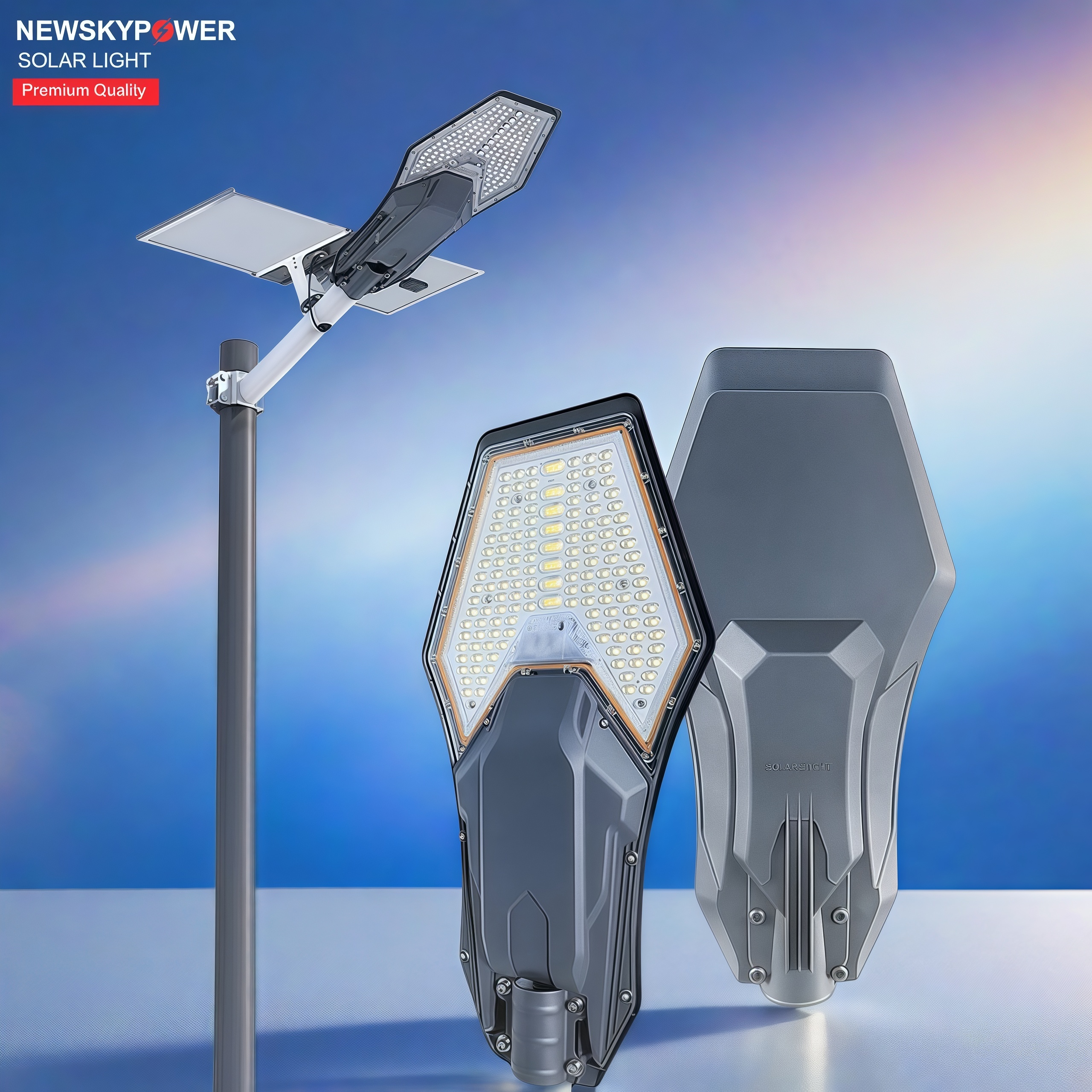 400W LED Street Light Fixture, IP65 Commercial Parking Lot Light