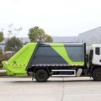 Camion compacteur de déchets Dongfeng 4x2 12m3 14m3 à chargement arrière hydraulique pour l'élimination des déchets commerciaux