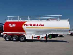 <span class=keywords><strong>Remorque</strong></span> citerne à carburant en acier au carbone 3 essieux 45 CBM pour longues distances (Suspension pneumatique et améliorations personnalisées) - Product Image 1
