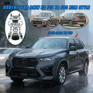 Kit de Carrocería para <span class=keywords><strong>BMW</strong></span> <span class=keywords><strong>X5</strong></span> F15 2013-2018, Actualización al Estilo F95 X5M G05 <span class=keywords><strong>2023</strong></span>-2026, Sin Cortes, Estiramiento Facial con Capó, Faros LED y Parachoques - Product Image 1