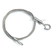 Attache-câble réglable avec crochet de sécurité en acier inoxydable 1,0 mm 1,5 mm pour suspension