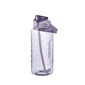 2000ml Large Capacity Eco-Friendly <b>Reusable</b> BPA Free Sports Water Bottle with for Clear & Transparent - Product Image 5