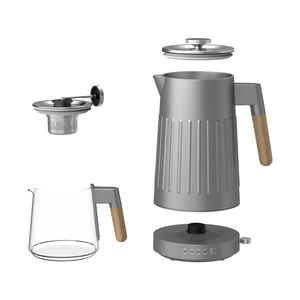 Hotsy 1.7L + 1L Réchauffeur Auto Théière Bouilloires <span class=keywords><strong>Petit</strong></span> Verre <span class=keywords><strong>Chauffe</strong></span> <span class=keywords><strong>Pot</strong></span> Électrique Bébé Bouilloire Numérique Pots Théière Machine - Product Image 6