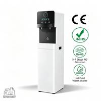 Distributeur d'eau RO enrichie en hydrogène à cinq étapes avec verrouillage enfant, purificateur d'eau domestique à bloc de carbone pour diverses applications