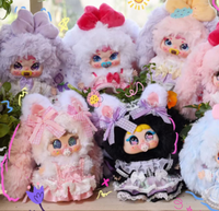 JIIMO Meow Bunny Diary Série Peluche 200% Boîte Mystère Jouet d'Art de Collection Édition Limitée Série Complète 100%