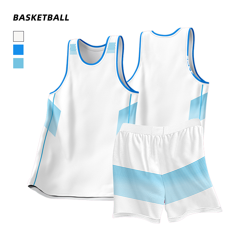 Sky Blue-White