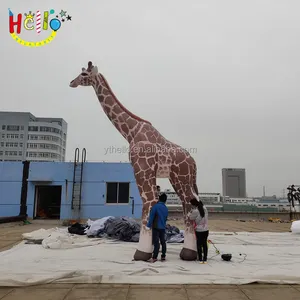 户外充气动物模型巨型长颈鹿
