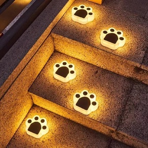 Luces Solares Juyu con Forma de Huella de Pata, Lámpara LED para Camino, Decoración de Jardín y Paisaje Exterior - Product Image 3