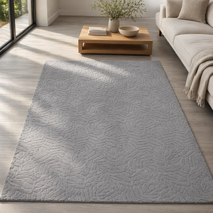 <span class=keywords><strong>Tapis</strong></span> en microfibre jacquard |   <span class=keywords><strong>Tapis</strong></span> moelleux et <span class=keywords><strong>shaggy</strong></span> pour salon et chambre à coucher - Product Image 5