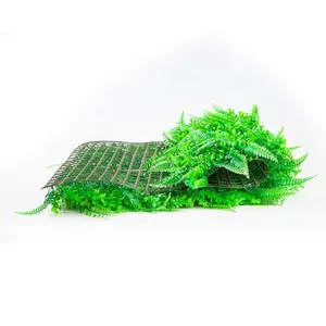 ZC Artificial Plastic Plant Flower Grass Wall Panels Backdrop Boxwood Panels For Home Decor Or Event Photography