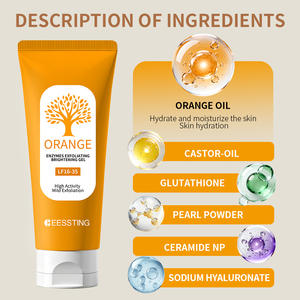 Crema Limpiadora Facial con Logotipo Personalizado, Exfoliante Facial, Control de Grasa y Puntos Negros, Repara e Iguala el Tono, Reduce los Poros, Gel Exfoliante - Product Image 4