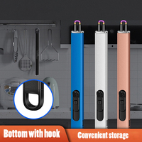Briquet Électrique USB pour Bougies, Accessoire pour Bougies, Briquet Laser, Briquet à Cigarettes