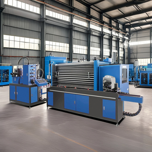 Machine de traitement du verre isolant YBKE PLC et à entraînement moteur, machine horizontale de scellement et de collage de verre à deux composants 380V - Product Image 2