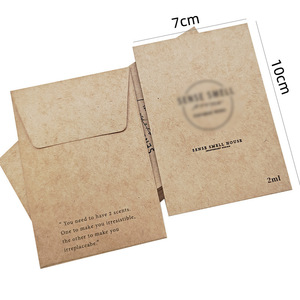 Mini portefeuille en papier kraft rétro du fabricant enveloppe bouton sac pour <span class=keywords><strong>parfum</strong></span> chambre carte Logo personnalisé impression par lots - Product Image 1