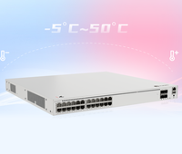 Conmutador de Red H-WEI EKit SME Network EKitEngine S310-24PN4X para Uso en Cuartos Limpios, Conmutador de Agregación PoE de Alta Densidad 2.5GE