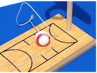 Jeux d'intérieur professionnels et abordables pour enfants, mini-basket en bois, jeux de table
