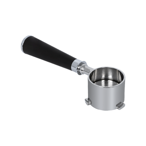 Porte-filtre à expresso de 51 mm sans fond avec poignée en bois, panier filtrant en acier inoxydable poli, fabrication de précision pour barista à domicile - Product Image 6