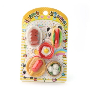 Borradores Divertidos 3D Kawaii de TPR con Forma de Hamburguesa y Sándwich para Niños, Regalos Promocionales y Artículos de Papelería para Fiestas - Product Image 6