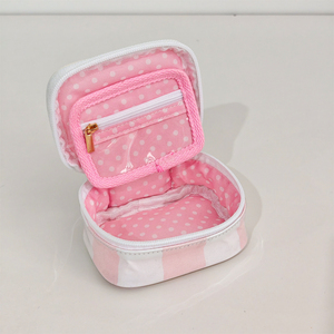 Bolsa de lápiz labial de Pvc transparente para mujer, venta al por mayor, bolsa de viaje de Pvc a rayas, estuche de joyería transparente - Product Image 6