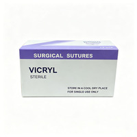 Fil chirurgical de longueur personnalisée, conception d'aiguille flexible, Vicryl absorbable pour usage clinique