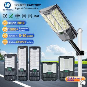 Lámpara Solar LED Integrada Todo en Uno de 400W 500W 800W 1000W 1500W, Impermeable IP67, con Batería de Litio para Exteriores - Product Image 1