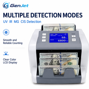 Máquina Automática Contadora de Monedas con Escáner de Imagen Dual CIS, Pantalla Táctil TFT, <span class=keywords><strong>Calculadora</strong></span> de Valor de Billetes Mixtos, 500 Billetes, 110V 240V - Product Image 2