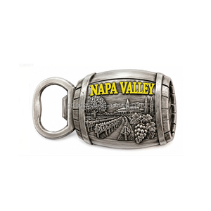 Abridor de Botellas Magnético de Metal de la Compañía de Vinos Souvenir de Napa Valley, California, para Vinos de Chile, Francia y Australia - Product Image 2