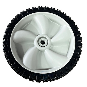 8x1.75" Lawn Mower <b>Wheels</b> 8 Inch Rear Drive <b>Wheel</b> Assembly Replacement 734-04581 634-0190A Drive Gear <b>Plastic</b> <b>Wheels</b> - Product Image 2
