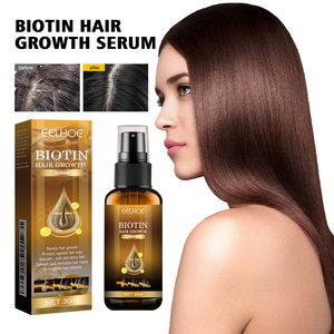 Suero de Crecimiento Capilar Orgánico con Biotina, Aceite Esencial 30ml, Tratamiento Profesional para la Pérdida Rápida del Cabello, Alivio de la Calvicie, <span class=keywords><strong>Hidratante</strong></span> y Suavizante - Product Image 4