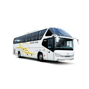 50 seats Chinese Luxury Coach Bus low price good condition Higer KLQ6122 Used Bus