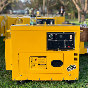 เครื่องกำเนิดไฟฟ้าดีเซลแบบเงียบพิเศษ 5kW 5kVA ระบบ ATS สตาร์ทอัตโนมัติ โครงเปิด 1500 รอบต่อนาที 50/60Hz แรงดันไฟฟ้าขาออก 110V-240V - Product Image 1