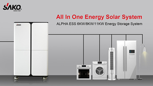 Sako ALPHA ESS 11K/15KWh 11kw Inverter ibrido 15kw batteria al litio tutto in uno Smart BMS Home sistema di accumulo di energia - Product Image 5
