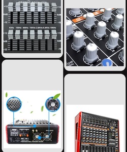 8/12 kênh 550W * 2 Powered Máy xay sinh tố 16dsp + USB ++ ghi âm + MP3 Reverb Profesional khuếch đại trộn giao diện điều khiển Powered Mixer - Product Image 5