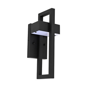 Lampade da Parete Esterne Moderne IP65 Impermeabili, Colore Nero, per Giardino, Parco, Portico, Illuminazione Stradale - Product Image 3
