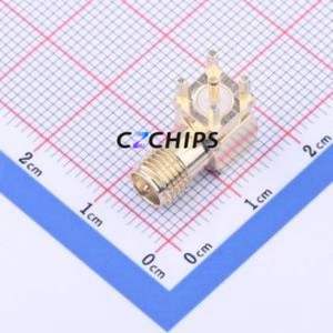 HJ-SMA021 RF Coaxial Connector Through hole Component (THT) Connector Board-to-Board Inner Pin 1 5.35mm - Product Image 1